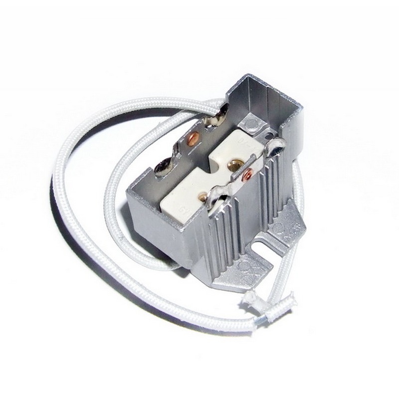 ROCCER GY16 (parts 2) Ламподержатель (патрон) керамический с проводами и оснасткой