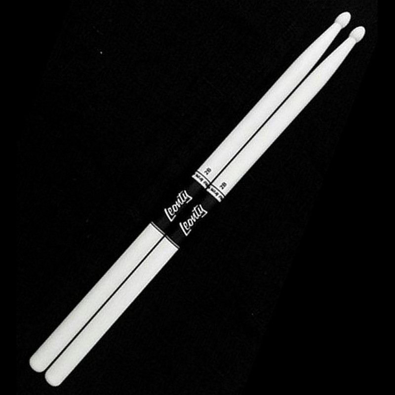 Leonty LW2BW Барабанные палочки 2B, деревянный наконечник, белые