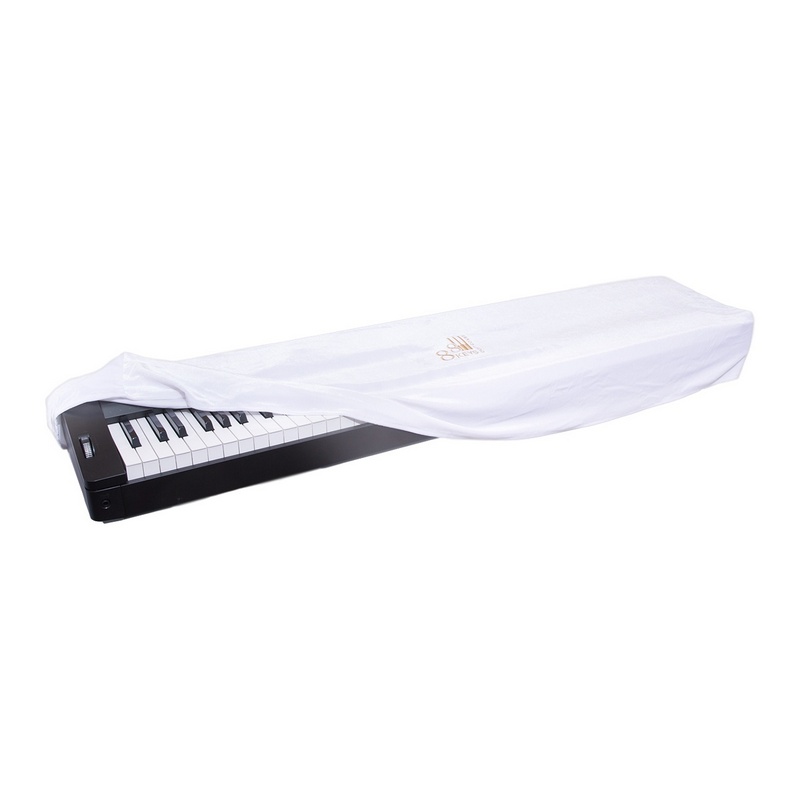 Casio 88S (PX-S) White Накидка бархатная универсальная для цифрового пианино, 88 клавиш, цвет белый