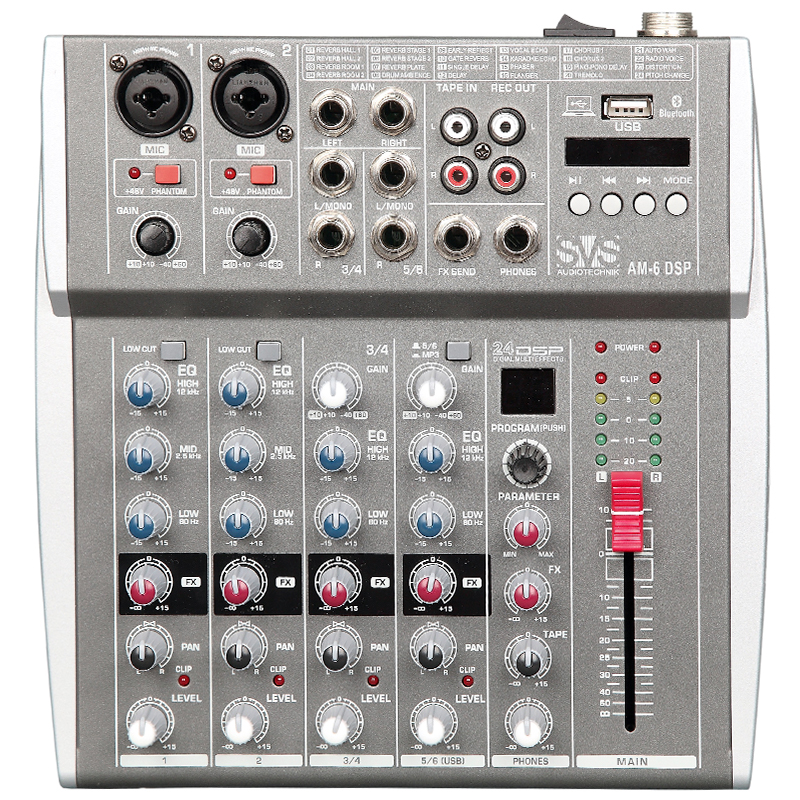 SVS Audiotechnik AM-6 DSP Микшерный пульт аналоговый, 6-канальный