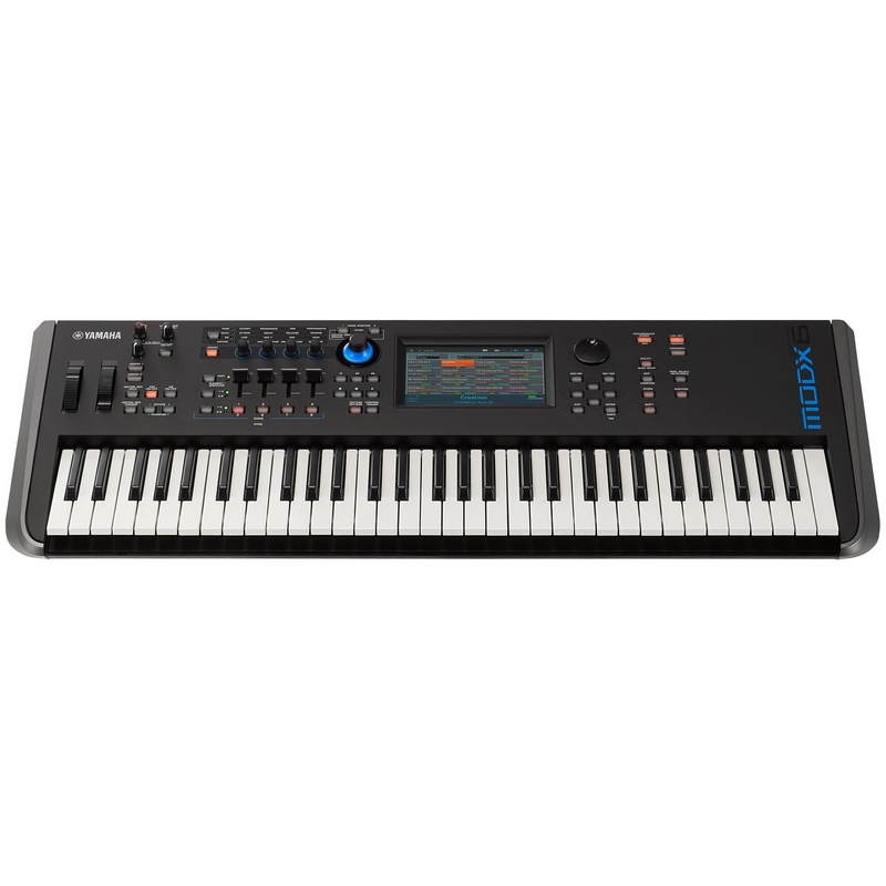 Yamaha MODX6 рабочая станция, 61 клавиша, полувзвешенная клавиатура, полифония 128 голосов