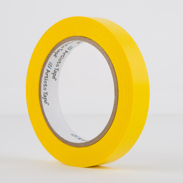 Pro Tapes Цветной бумажный скотч Artist Tape (18мм х 30м, жёлтый)