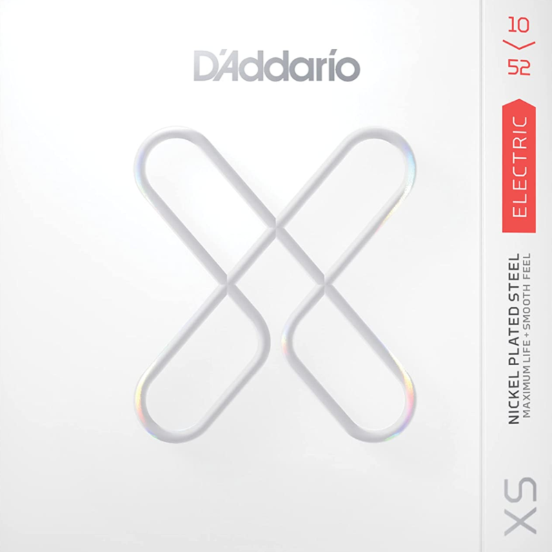 D'Addario XSE1052 Струны для электрогитары, серия XS, калибр: 10-52, Light Top/Heavy Bottom