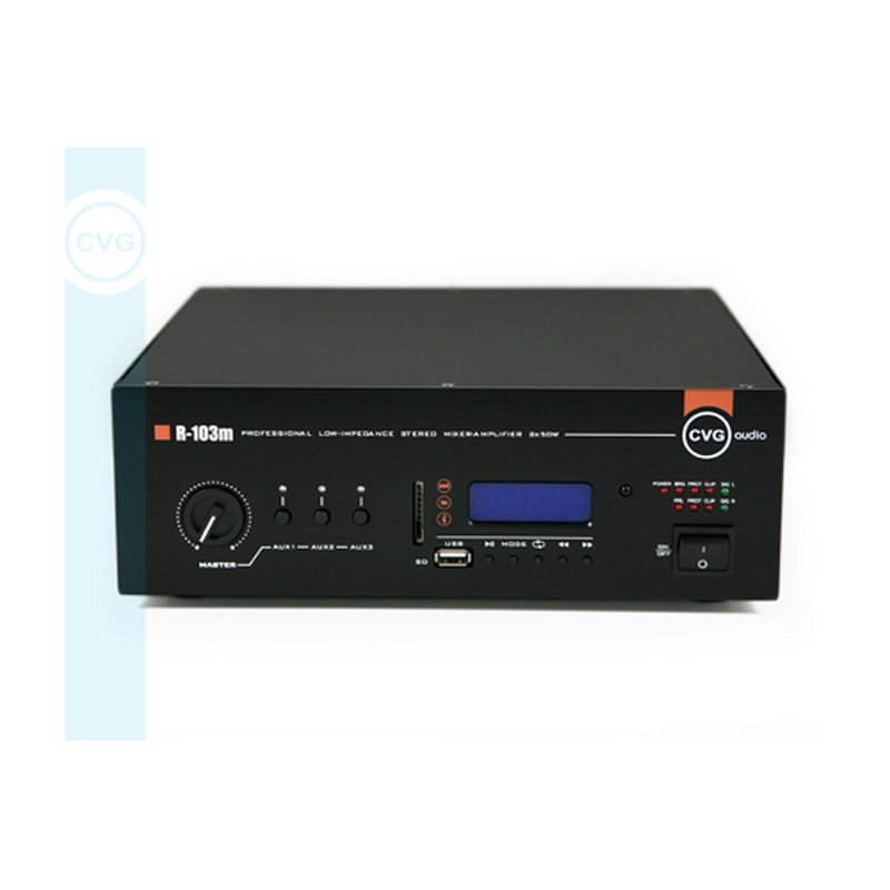 CVGaudio R-103 Услилитель стереофонический, 2 канала (2x50W/8ohm, 2x75W/4ohm)