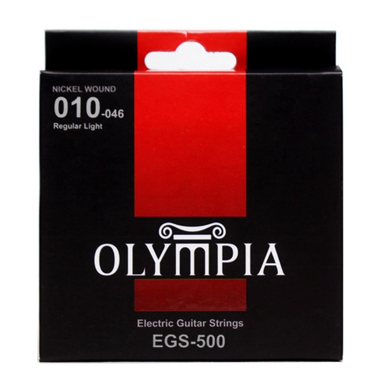 Olympia EGS500 Nickel Wound набор струн для 6-струнной электрогитары, размер 10-46