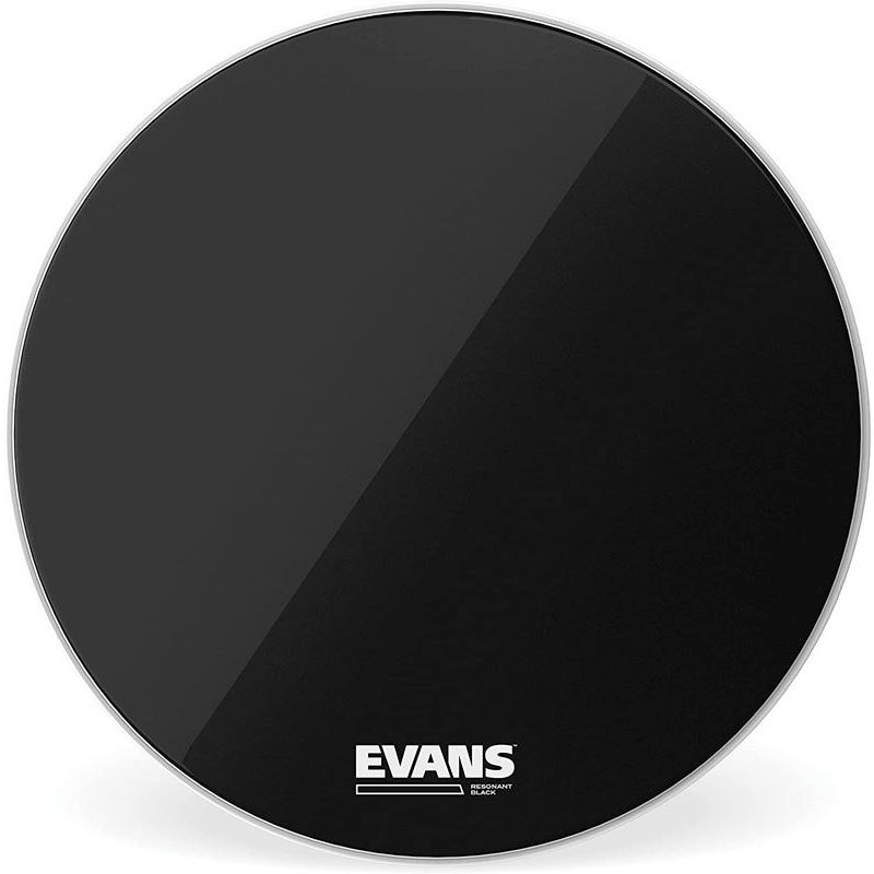 Evans BD22RBG Resonant Black Пластик для бас барабана на 22