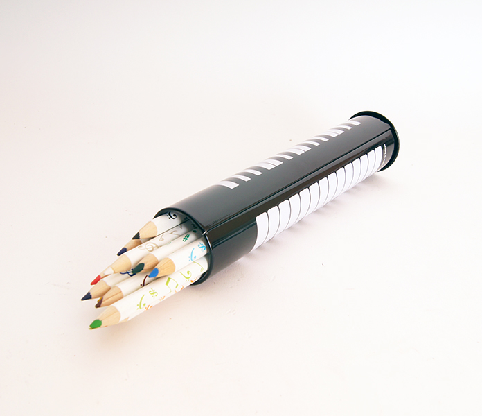 Rin LPB-112M Цветные карандаши в металлическом пенале 