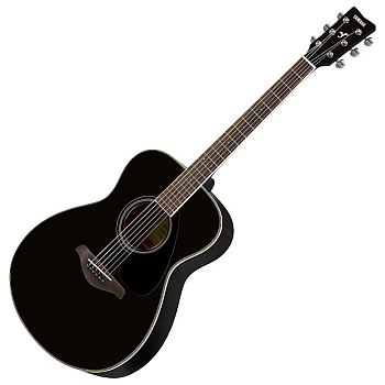 Yamaha FS820BL Гитара акустическая, цвет чёрный