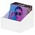Glorious Record Box Advanced White 110 Подставка для виниловых пластинок
