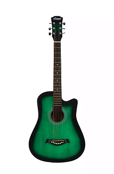 Belucci BC3820 GR Акустическая гитара 38", 6-струнная, цвет зеленый, матовый