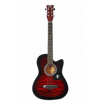 Belucci BC3830 RDS Акустическая гитара 38", 6-струнная, цвет красный санберст